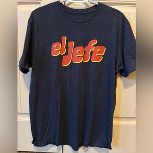El Jefe Graphic Navy T-Shirt